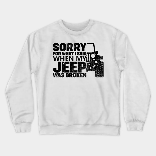 Vintage Jeep Crewneck Sweatshirt by BeeFest